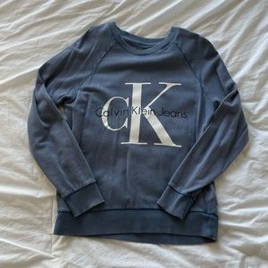 Blue Calvin Klein Jeans Crewneck